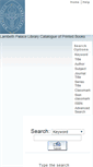 Mobile Screenshot of bookscat.lambethpalacelibrary.org.uk